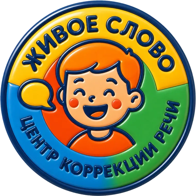 Эмблема «Живого Слова»: улыбающийся мальчик